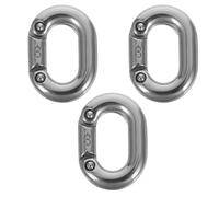 Didiseaon Connecteurs Rapides en Acier Inoxydable 8 MM Lot de 3, Maillons de Chaîne Ajustables pour Réparation de Chaînes Marines, Usage Extérieur Industriel