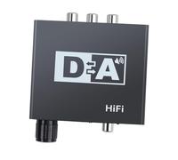 Didiseaon Convertisseur Audio Numérique vers Analogique Jack avec Contrôle de Volume Adaptateur Optique Coaxial pour Casques et Enceintes Compatible Systèmes de Jeu