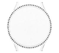 Didiseaon Coque de Protection Montre PC Transparente Double Rangée Strass Compatible Gen The HR et Aux Rayures