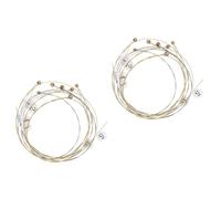 Didiseaon Cordes de Lyre en Acier 19 Pièces Faciles à Remplacer pour Instrument de Musique, Accessoires Solide pour Harpe Lyre, pour Remplacement Rapide