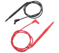 Didiseaon Cordons pour Multimètre en Cuivre Pointe Fine 1000v 10a, Sonde de Test Portable en Silicone pour Usage Professionnel, Kit 1 Set Fiable et Précis