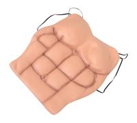 Didiseaon Costume De Faux Torse Musclé Réaliste pour Homme Accessoire De Cosplay pour Halloween Et Événements Costumés