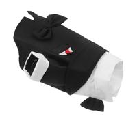 Didiseaon Costume De Mariage pour Chien avec Noeud Et Chemise Style Prince pour Tenue De Cérémonie Adapté Aux Petits Chiens Et Chats