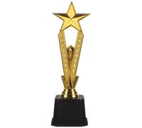 Didiseaon Coupe Trophée Étoile Dorée 25cm avec Socle Octogonal Stable