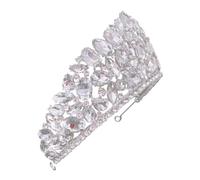 Didiseaon Couronne De Mariée Strass Argentée Diadème Pour Mariage Couronne Brillante Pour Femme