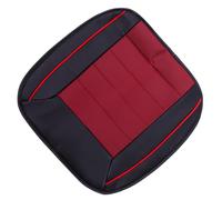 Didiseaon Coussin De Siège Auto Cuir Respirant Tapis Antidérapant Et Résistant à Usure Protection Intégrale Pour Voiture Noir Et Rouge
