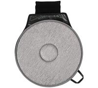 Didiseaon Coussin De Siège Auto Pivotant 360° Simple Anneau Gris Clair Pour Voiture, Assise Antidérapante Confortable, Prévention Douleurs Dos Et Hanches, Usage Automobile