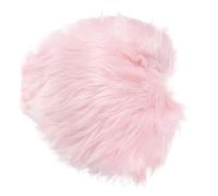 Didiseaon Coussin Peluche Forme de Cœur Doux et Moelleux Oreiller de Sommeil Confortable Décoration pour Salon et Chambre Petite Rose