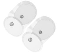 Didiseaon Coussinets de Massage Adhésifs en Silicone Conducteur et Non Tissé, Lot de 2 Paires de Patchs Flexibles pour Électrostimulateurs, Réutilisables Latex, Adaptés pour Soulagement