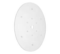 Didiseaon Couvercle Anti-évasion pour Aquarium Rond 15 Cm en Acrylique Transparent, Accessoire de Protection pour Réservoir, Couverture Légère et Solide pour Aquarium Domestique