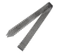 Didiseaon Cravate Scintillante Noire pour Femme, Accessoire Pratique et Élégant en Pierres Brillantes, pour Costume de Danse ou Tenue Cabaret