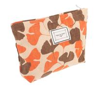 Didiseaon Creative Ginkgo Feuille Toile Cosmétique Étanche Maquillage Voyage Trousse De Toilette Voyage Articles De Toilette Maquillage Sacs Maquillage Maquillage