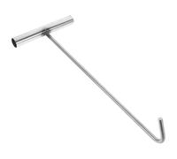 Didiseaon Crochet de Levage en Acier Inoxydable en T 38cm pour Plaque D'égout et Chargement, Design Polyvalent Poignée Pratique pour Boîte à Outils et Véhicule