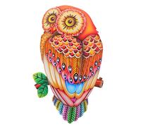 Didiseaon Décoration Murale Perroquet Tenture Murale Artisanat De Sculpture De Hibou Pendentif Hibou Suspendu Décor De Hibou Mural Décor Suspendu Hibou Décoration Suspendue Métal