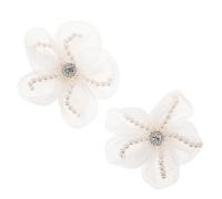 Didiseaon Décorations de Chaussures Fleurs Artificielles Amovibles pour Talons Hauts et Sandales Breloques Détachables pour Mariage et Fête