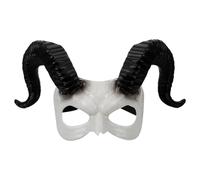 Didiseaon Demi Masque Plastique de Bœuf Accessoire Cosplay Costume pour Soirée Halloween Fête Carnaval Unisexe