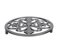 Didiseaon Dessous de Plat Fonte Noire Antidérapant Isolant Thermique pour Cuisine Table Support Creux Résistant Chaleur Protection Robuste des Surfaces