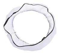 Didiseaon Diffuseur de Flash Annulaire Pliable 14 Pouces en Nylon Blanc, Léger Haute Transmission Lumineuse, Compatible Anneau Lumineux 75 W, pour Photographie Portrait, Beauté et Produits