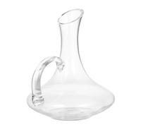 Didiseaon Distributeur de Boissons en Verre avec Poignée, Carafon à Vin Design Incision Arrondie, Décoration de Bar Élégante pour Fêtes et Repas
