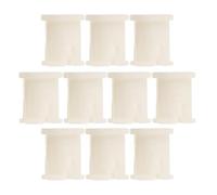 Didiseaon Douille de Roue en Plastique Résistante à L'abrasion pour Chaise à Roulette, Lot de 10 Inserts Annulaire Polyvalents pour Petites Roulettes de Meubles