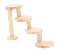 Didiseaon Échelle Décorative Bois Naturel pour Petits Animaux Escalade Sensoriel pour Hamster Gerbille et Souris Ludique et Compact
