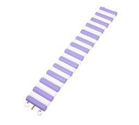 Didiseaon Échelle Escalade Liège pour Hamster et Petits Animaux Suspendu Violet Blanc Moyen Aire de Jeu Amusante et Compagnon