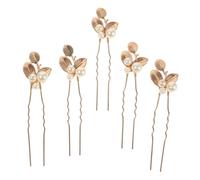 Didiseaon Élégante Épingle à Cheveux Dorée pour Mariage Accessoires de Cheveux de Mariée Ensemble D'épingles à Cheveux Rétro Faites à La Main