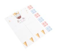 Didiseaon Ensemble D’Affiches et Autocollants pour Révélation du Bébé, 1 Poster 36 Autocollants Vote Fille ou Garçon, Décoration Fête Prénatale et Shower, Jeu Interactif pour Anniversaire