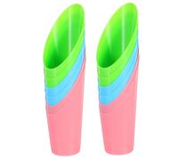 Didiseaon Ensemble de 12 Pelles à Creuser en Plastique Coloré pour Micro-Paysage, Jardinage D’intérieur et Balcon, Outils Compacts Réutilisables pour Rempotage et Entretien de Plantes Succulentes