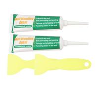 Didiseaon Ensemble De 2 Kit de Réparation Murale Pâte Blanche Auto-adhésive Résistante à L'eau Intempéries pour Projets à Domicile et Usage Extérieur Facile à Appliquer