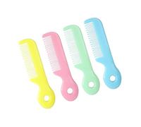Didiseaon Ensemble De 4 Brosses À Cheveux Pour Bébé Peigne Dallaitement De Sécurité À Dents Rondes Pour Nouveau-nés