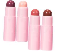 Didiseaon Ensemble de 4 Rouges à Lèvres Mats Repulpants de Taille Standard, Finition Velours, pour Femmes, Teintes Mixtes, Hydratants, Maquillage de Soirée Couleur Aléatoire