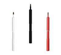 Didiseaon Ensemble de Pinceaux de Maquillage 3 Pièces Pinceau à Lèvres pour Une Application Douce Du Rouge à Lèvres Applicateur de Masque à Lèvres Polyvalent Noir Chic Et Élégant