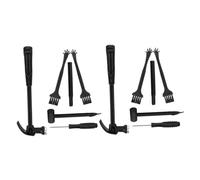 Didiseaon Ensemble d'Outils Archéologiques 12Pcs pour Garçon et Filles avec Marteau en Plastique et Fer, Jouet Éducatif pour Activité d'Exploration et Apprentissage Pratique