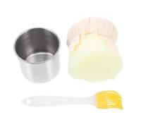 Didiseaon Épandeur à Huile pour Crêpes Accessoire la Cuisine Brosse à Huile Plateau de Distribution 10X10X1,5 Cm Outil pour Crêpes Omelettes Fruits pour Maison Restaurant Crêperie