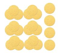 Didiseaon Éponges Démaquillantes Visage en Cellulose Douce 30 Pcs Rondes 65 CM X 08 CM Lingettes Nettoyantes pour Soins du Visage et Démaquillage Peau Sensible