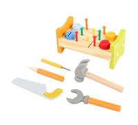 Didiseaon Établi Bois pour Garçon Fille avec Marteau Éducatif de Coordination Main-œil Cadeau Créatif pour Tout-Petits et Bébés