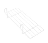 Didiseaon Étagère Droite pour Grille Murale Blanche Rangement Mural Pratique et Support de Stockage Fil Métallique pour Cuisine et Placard