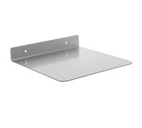 Didiseaon Étagère Murale en Acier Inoxydable Forme L, Support Robuste | Jardinières et Bouteilles D'épices, Installation Facile, Usage Chambre la Cuisine, Finition Argenté