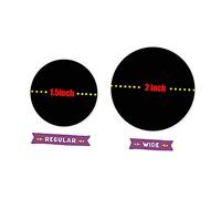 Didiseaon Étiquettes Autocollantes Rondes Noires PVC de Stickers pour Maison et Bureau Étiquettes Ardoise Réutilisables pour