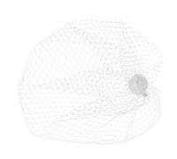 Didiseaon Fascinator Mariage avec Voile Épingle à Cheveux Vintage Maille Douce Fleur Rétro pour Mariée Accessoire Élégant pour Mariage et Séance Photo