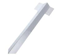 Didiseaon Fence Post Repair Bracket Heavy Duty Metal Ground Spike for Garden Beds Outdoor Fence Stabilization Stake Galvanized Steel