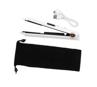 Didiseaon Fer à Lisser et Fer à Friser sans Fil Portable pour Filles Taille Compacte Couleur Ivoire Adapté Voyage Multi-styler Cheveux Lisses et Bouclés