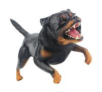 Didiseaon Figurine Chien Rottweiler Modèle Éducatif Réaliste pour Garçon Fille Ornement Décoratif Intérieur et Extérieur Cadeau Éveil Garçon Fille