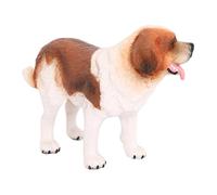 Didiseaon Figurine Chien Saint-Bernard Plastique Réaliste Modèle Educatif Décoratif Multi-Usage pour Garçon Fille