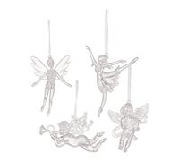 Didiseaon Figurines D’Anges Décorations Féeriques et Miniatures pour Fêtes de Fin D’Année