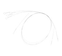 Didiseaon Fil à Trancher le Fromage en Acier Inoxydable 5pcs, Outil Robuste et Précis pour Couper Fromage et Jambon, Maison Restaurant