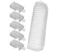 Didiseaon Filet Anti-Saut pour Aquarium en Plastique Léger et Portable, Maille Ajustable, Couverture de Protection Pratique pour Réservoir de Poissons Plusieurs Styles