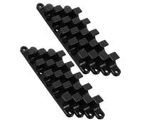 Didiseaon Five Tooth Adjustable Plastic Brackets 8pcs for Garden Furniture Chaise Lounge with Easy Folding for Balcony Relaxation