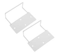 Didiseaon Fixations Antidérapantes pour Matelas en Métal Blanc, Lot de 1 Paire, Empêchent Le Matelas de Glisser, Installation Facile pour Cadre de Lit à Usage Domestique